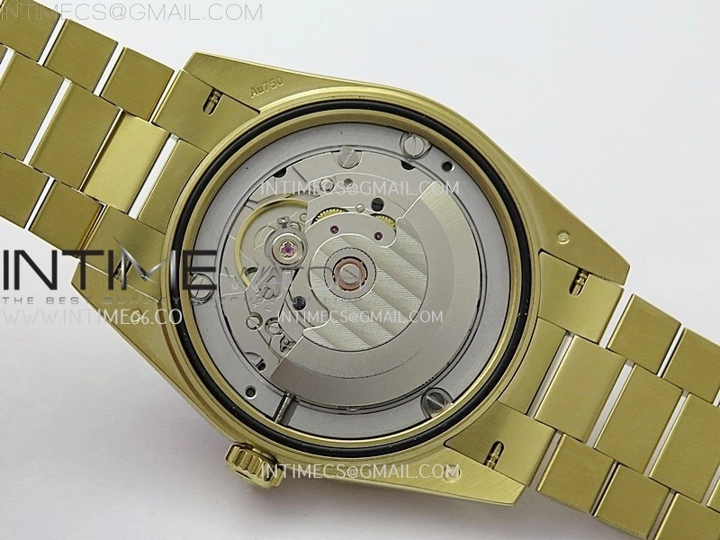 Day Date 228238 40mm YG Noob 1:1 Best Edition Black Crystal Dial On President Bracelet A2836