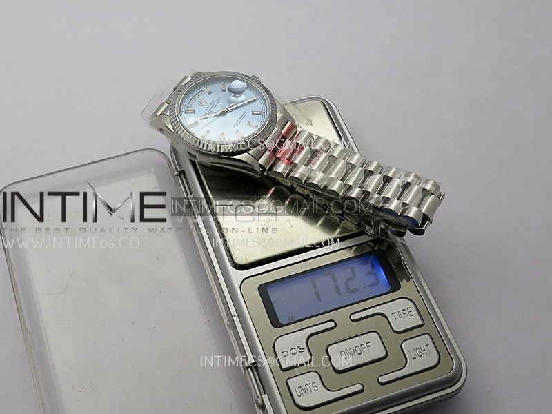 Day Date 128239 36mm KF 1:1 Best Edition White Dial Roman Marker On President Bracelet A2836