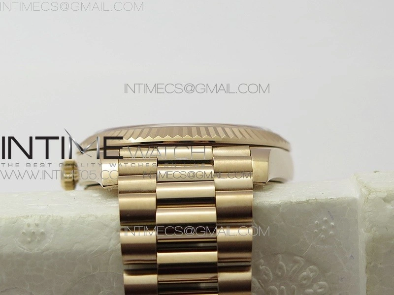 Day-Date 40mm 228239 RG BP New Dial Version RG Roman Markers Dial on RG President Bracelet A2836