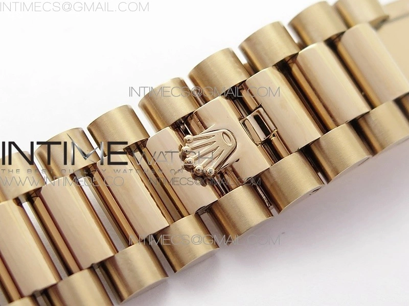 Day-Date 40mm 228239 RG BP New Dial Version RG Roman Markers Dial on RG President Bracelet A2836