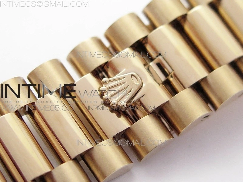 Day-Date 40mm 228239 RG BP New Dial Version RG Roman Markers Dial on RG President Bracelet A2836
