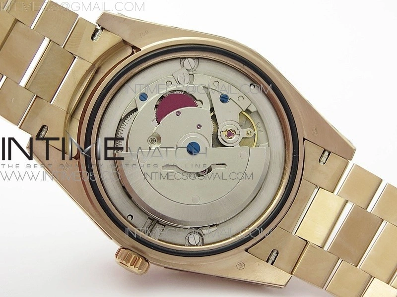 Day-Date 40mm 228239 RG BP New Dial Version RG Roman Markers Dial on RG President Bracelet A2836
