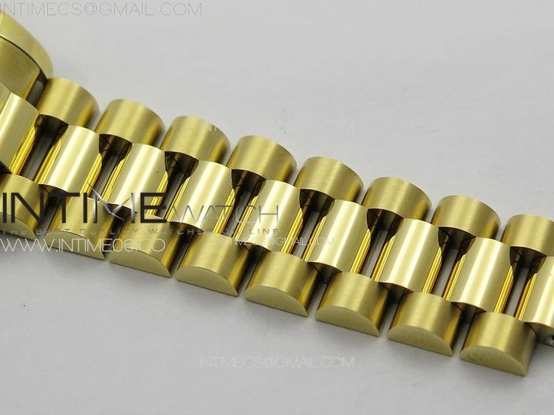 DateJust 31mm 178271 YG APSF Best Edition Black Dial Crystal Markers on President Bracelet A2824