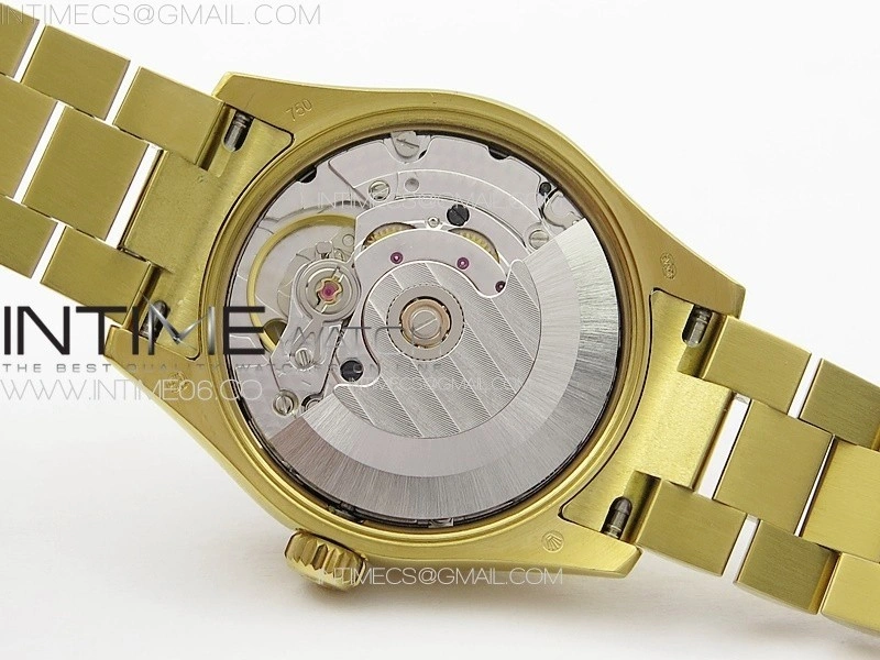 DateJust 31mm 178271 YG APSF Best Edition Black Dial Crystal Markers on President Bracelet A2824