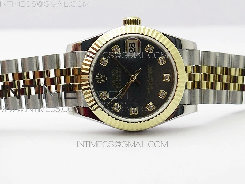 Datejust 31mm 278273 SS YG BP Best Edition Gray MOP Diamond Markers Dial on SS YG Jubilee Bracelet