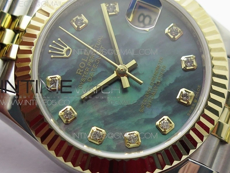 Datejust 31mm 278273 SS YG BP Best Edition Gray MOP Diamond Markers Dial on SS YG Jubilee Bracelet