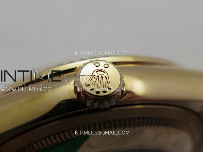 Day Date 128345 RG Gain Weight KF 1:1 Blue Dial T Diamond Marker On President Bracelet A2836