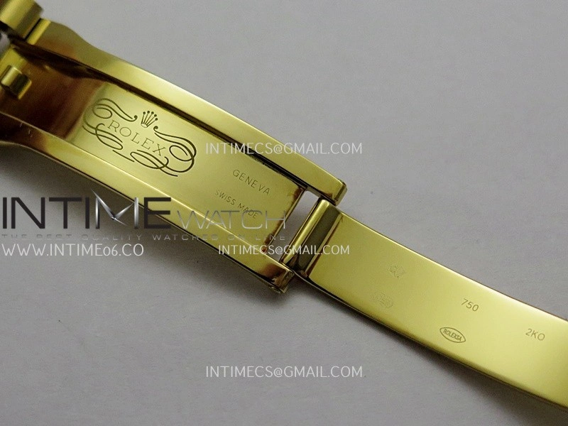 Day Date 128348 YG Gain Weight KF 1:1 Gold Dial T Diamond Marker On President Bracelet A2836