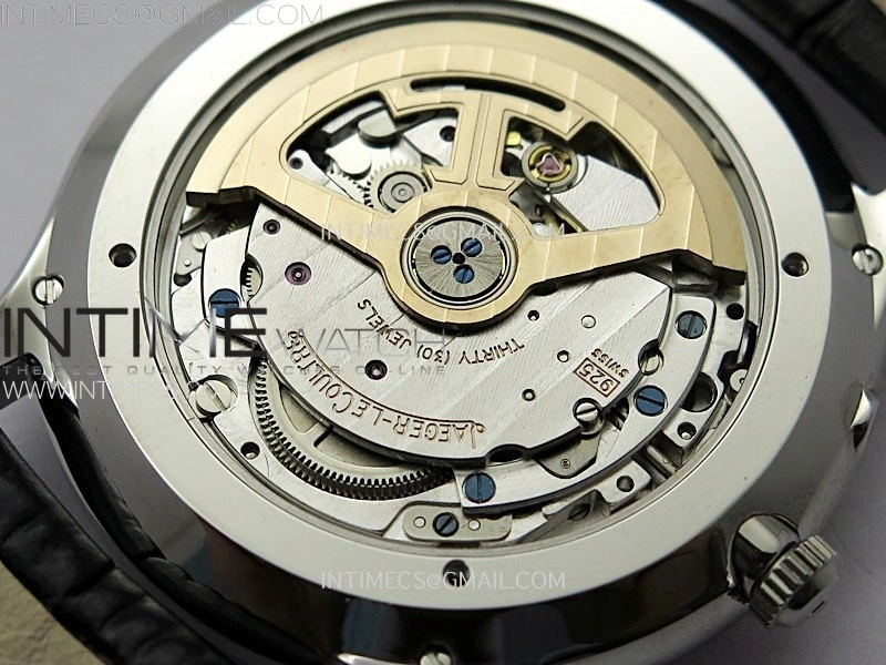 Master Ultra Thin Moon 1368420 SS ZF 1:1 Best Edition Blue Dial on Black Leather Strap V3 SA925 Super Clone