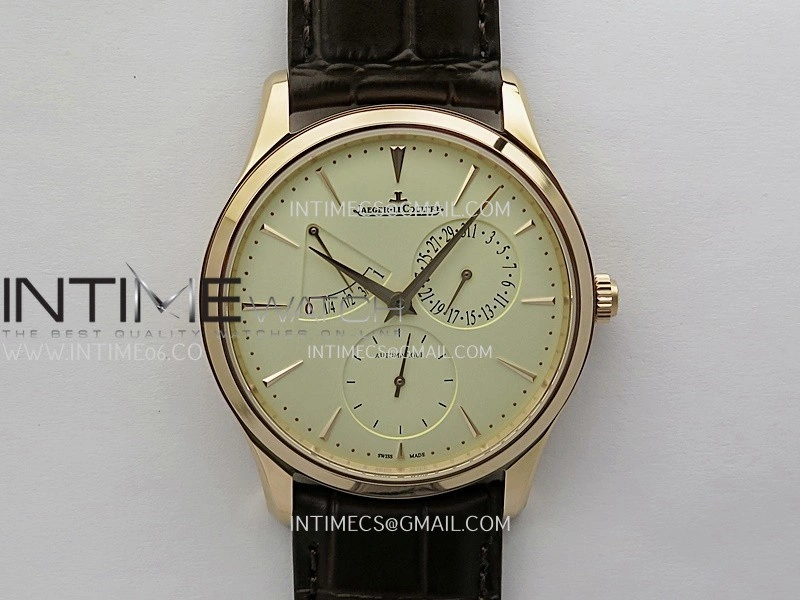 Master Ultra Thin Reserve de Marche Q1378421 RG APSF 1:1 Best Edition Silver Dial On Brown Leather Strap Super Clone A938