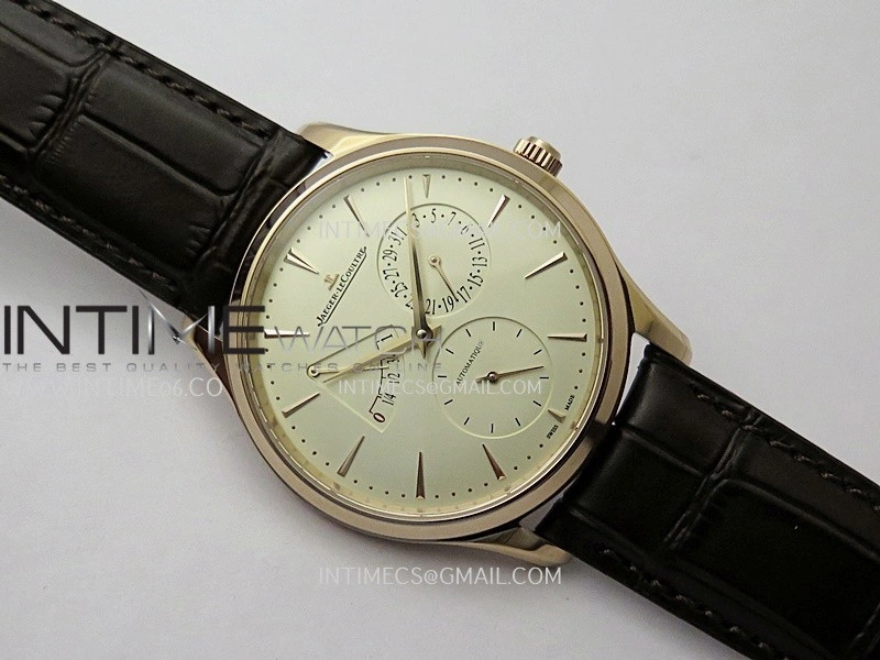 Master Ultra Thin Reserve de Marche Q1378421 RG APSF 1:1 Best Edition Silver Dial On Brown Leather Strap Super Clone A938