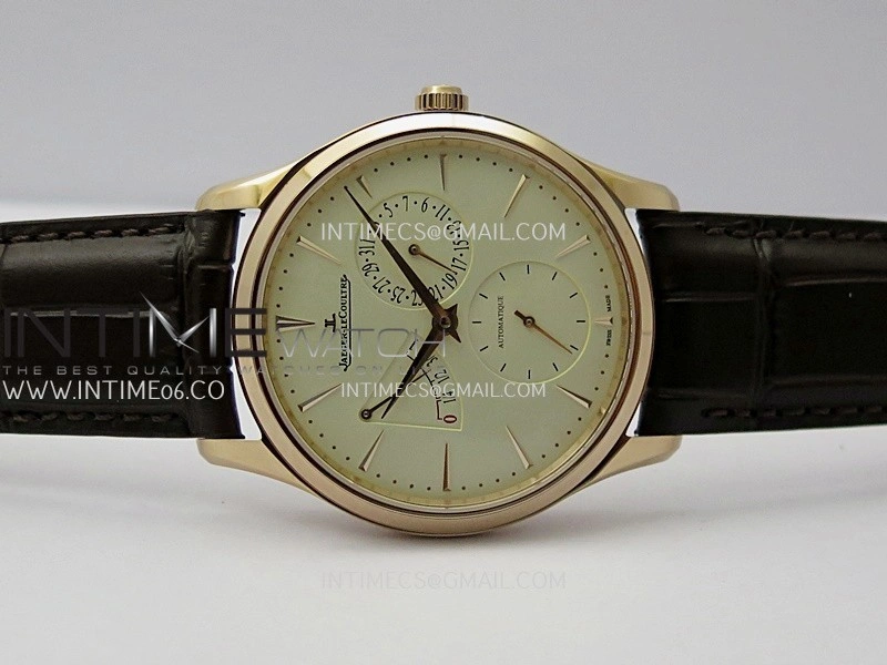 Master Ultra Thin Reserve de Marche Q1378421 RG APSF 1:1 Best Edition Silver Dial On Brown Leather Strap Super Clone A938