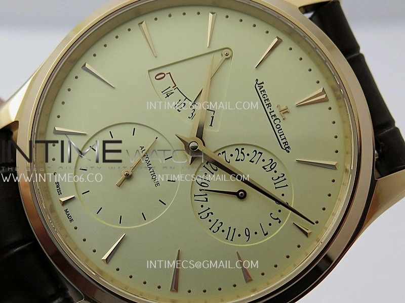 Master Ultra Thin Reserve de Marche Q1378421 RG APSF 1:1 Best Edition Silver Dial On Brown Leather Strap Super Clone A938