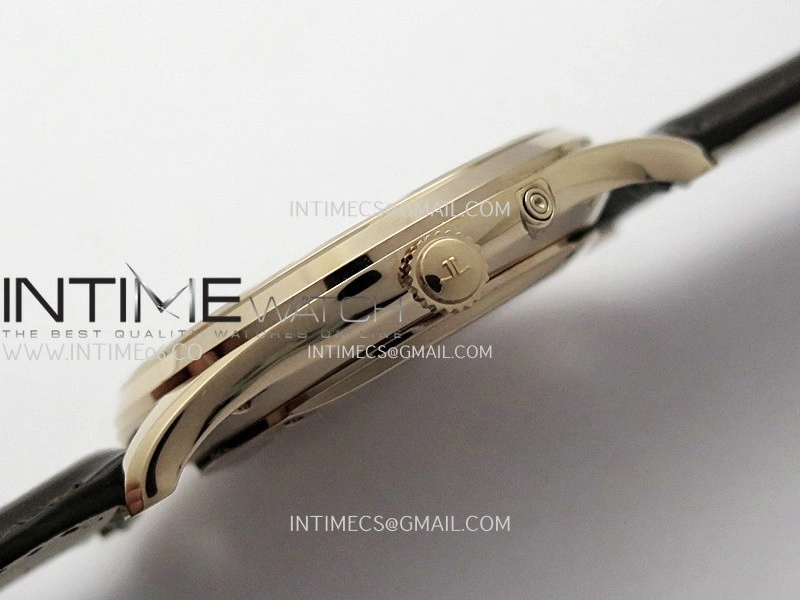Master Ultra Thin Reserve de Marche Q1378421 RG APSF 1:1 Best Edition Silver Dial On Brown Leather Strap Super Clone A938