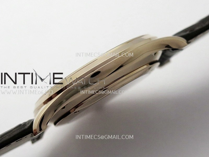 Master Ultra Thin Reserve de Marche Q1378421 RG APSF 1:1 Best Edition Silver Dial On Brown Leather Strap Super Clone A938