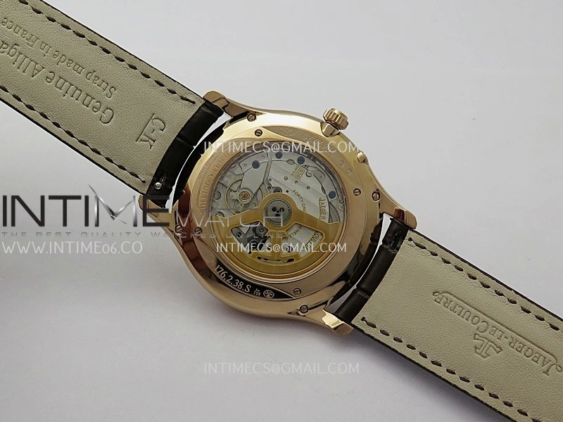 Master Ultra Thin Reserve de Marche Q1378421 RG APSF 1:1 Best Edition Silver Dial On Brown Leather Strap Super Clone A938