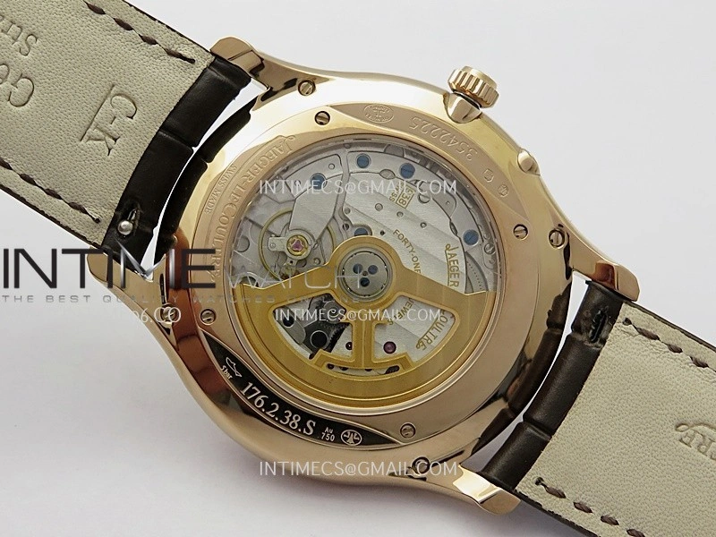 Master Ultra Thin Reserve de Marche Q1378421 RG APSF 1:1 Best Edition Silver Dial On Brown Leather Strap Super Clone A938