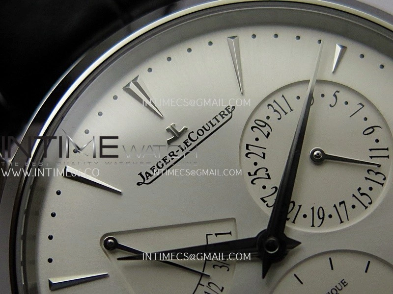 Master Ultra Thin Reserve de Marche Q1378421 SS APSF 1:1 Best Edition Silver Dial On Black Leather Strap Super Clone A938