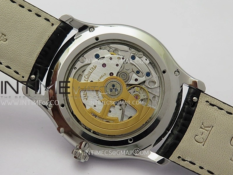 Master Ultra Thin Reserve de Marche Q1378421 SS APSF 1:1 Best Edition Silver Dial On Black Leather Strap Super Clone A938