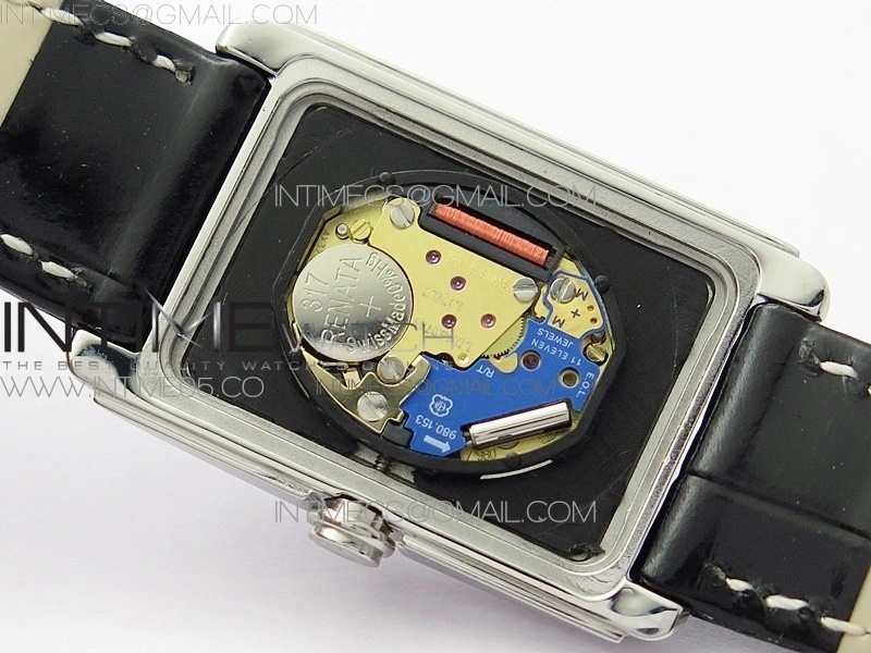 Doloevita SS Crystal Bezel 8848F 1:1 Best Edition Ivory White Textured Dial On Black Leather Strap Cal.L178.2