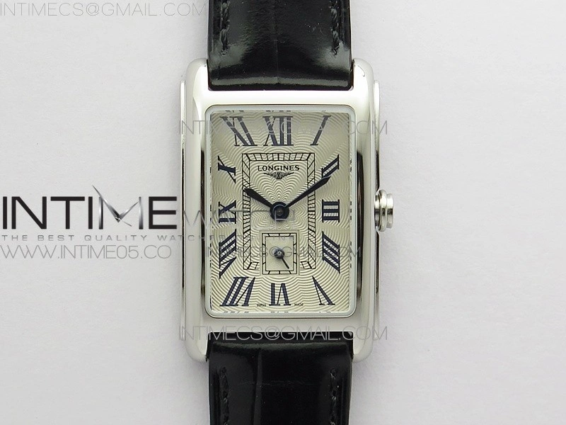 Doloevita SS 8848F 1:1 Best Edition Ivory White Textured Dial On Black Leather Strap Cal.L178.2