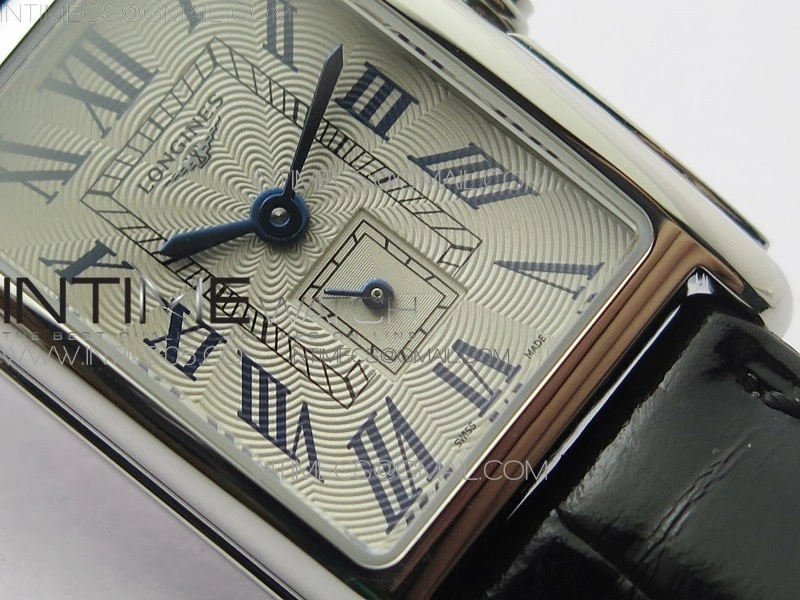 Doloevita SS 8848F 1:1 Best Edition Ivory White Textured Dial On Black Leather Strap Cal.L178.2