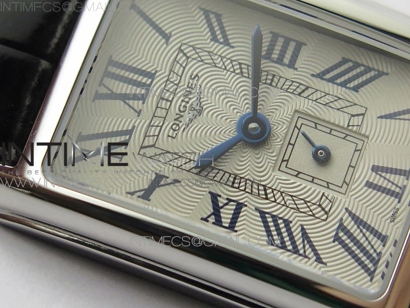 Doloevita SS 8848F 1:1 Best Edition Ivory White Textured Dial On Black Leather Strap Cal.L178.2