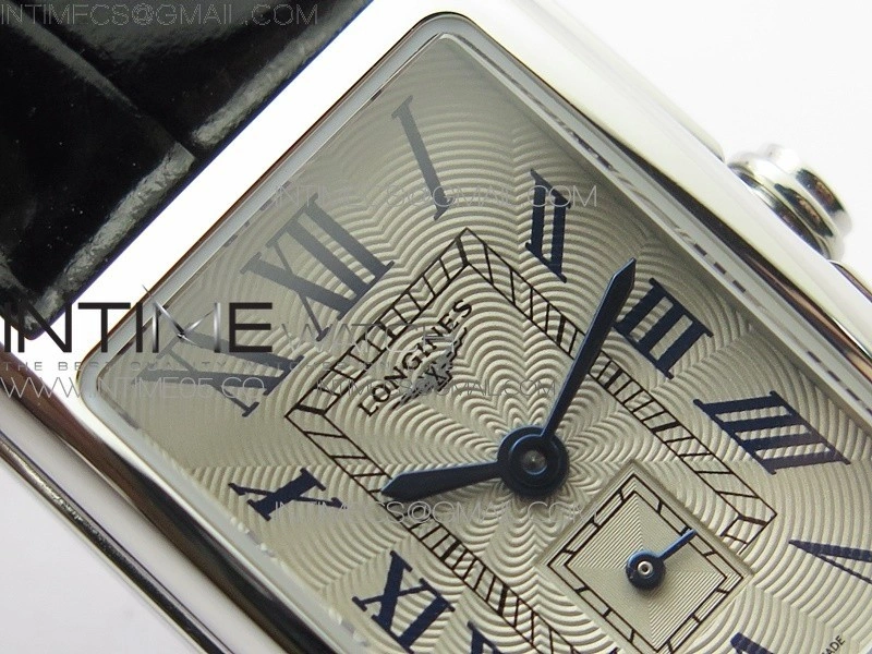 Doloevita SS 8848F 1:1 Best Edition Ivory White Textured Dial On Black Leather Strap Cal.L178.2