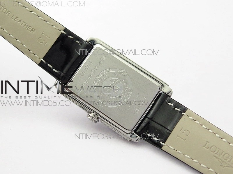 Doloevita SS 8848F 1:1 Best Edition Ivory White Textured Dial On Black Leather Strap Cal.L178.2