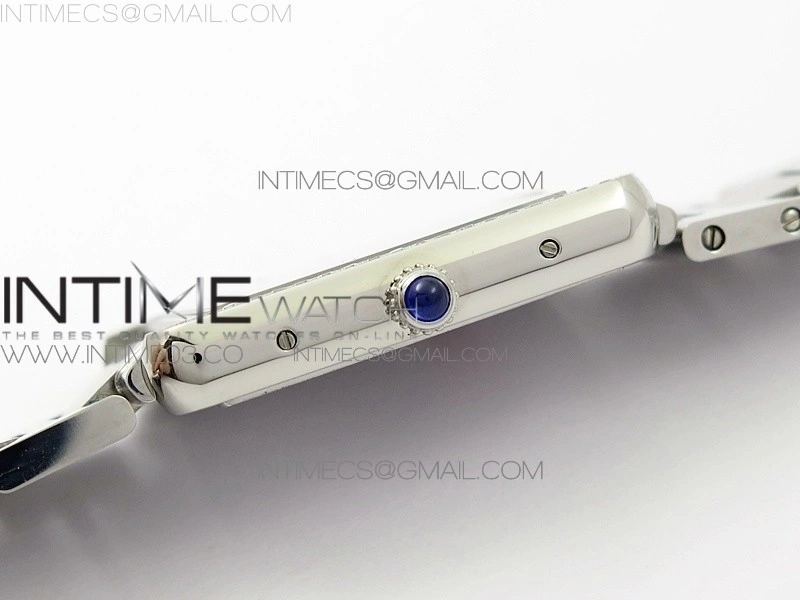 Tank Solo Ladies 28mm SS Diamond Bezel K11F 1:1 Best Edition White Dial on SS Bracelet Ronda Quartz