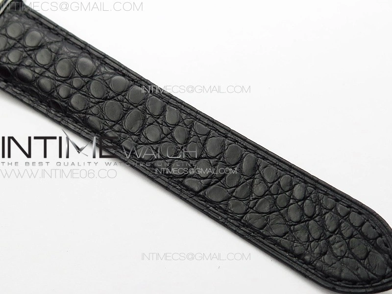 Tank Solo Ladies 28mm SS K11F 1:1 Best Edition White Dial on Black Coroc Leather Strap Ronda Quartz
