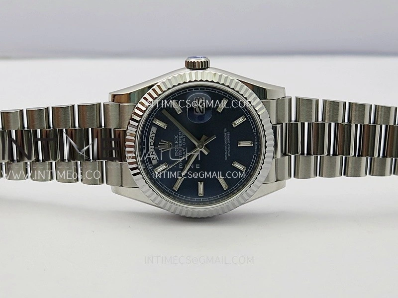Day Date 128239 36mm KF 1:1 Best Edition Blue Dial T Diamond Marker On President Bracelet A2836