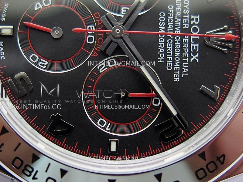 Daytona 116509 Gain Weight QF 1:1 Best Edition Black Dial Numeral Marker On SS Bracelet SH4130