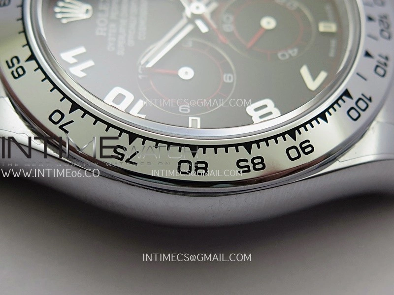 Daytona 116509 Gain Weight QF 1:1 Best Edition Black Dial Numeral Marker On SS Bracelet SH4130
