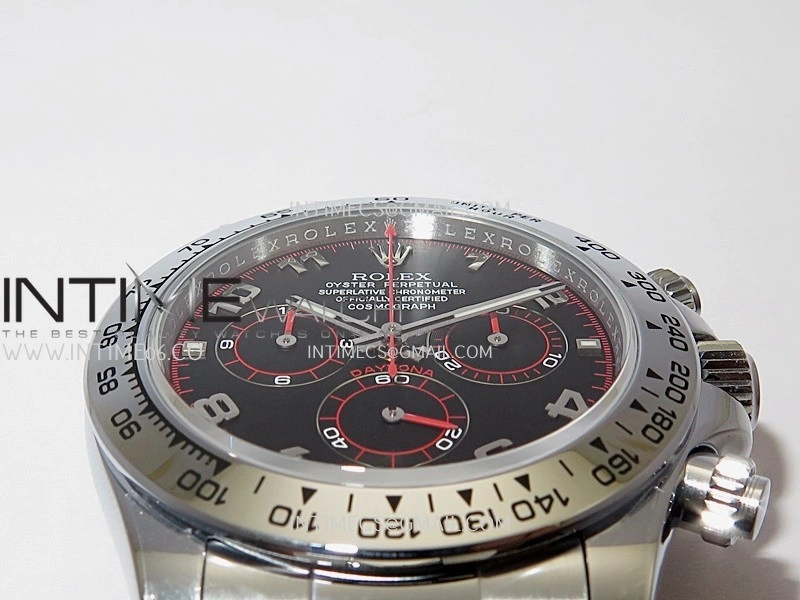 Daytona 116509 Gain Weight QF 1:1 Best Edition Black Dial Numeral Marker On SS Bracelet SH4130