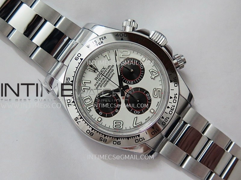 Daytona 116509 Gain Weight QF 1:1 Best Edition White Dial Numeral Marker On SS Bracelet SH4130