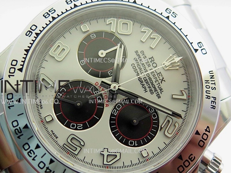 Daytona 116509 Gain Weight QF 1:1 Best Edition White Dial Numeral Marker On SS Bracelet SH4130