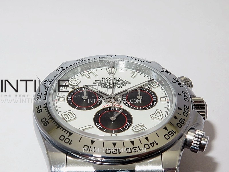 Daytona 116509 Gain Weight QF 1:1 Best Edition White Dial Numeral Marker On SS Bracelet SH4130