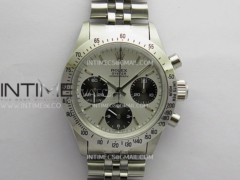 Daytona 6239 SS MSF Best Edition Silver Dial Black Subdials On SS Jubilee Bracelet Venus 75