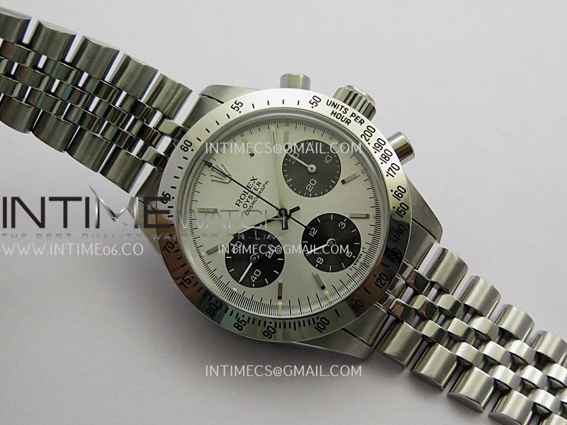 Daytona 6239 SS MSF Best Edition Silver Dial Black Subdials On SS Jubilee Bracelet Venus 75