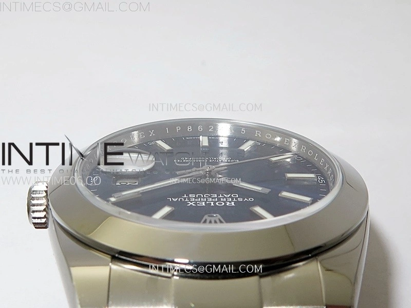 DateJust 41mm 126300 904 SS AR+F V2 1:1 Best Edition Blue Dial Sticks Markers on Oyster Bracelet DD3235