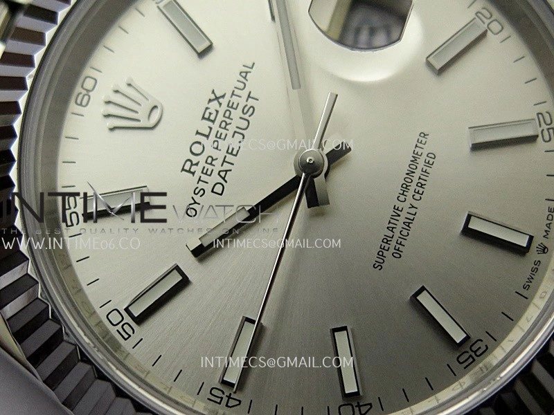 DateJust 41mm 126334 904 SS QF V2 1:1 Best Edition Silver Dial Stick Marker On Jubilee Bracelet SH3235