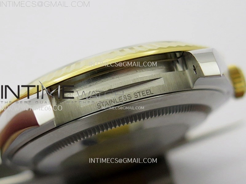 DateJust 41mm 126333 904 SS YG AR+F 1:1 Fluted Gold Dial Stick Markers On SS YG Oyster Bracelet DD3235 V2