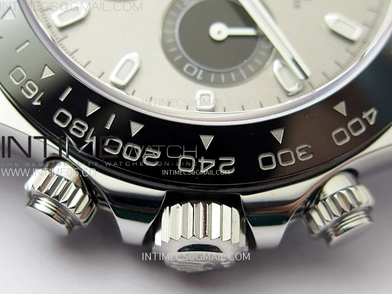 Daytona 116519 904L SS APSF 1:1 Best Edition Gray Dial Sticks Markers on Oysterflex Strap SH4130