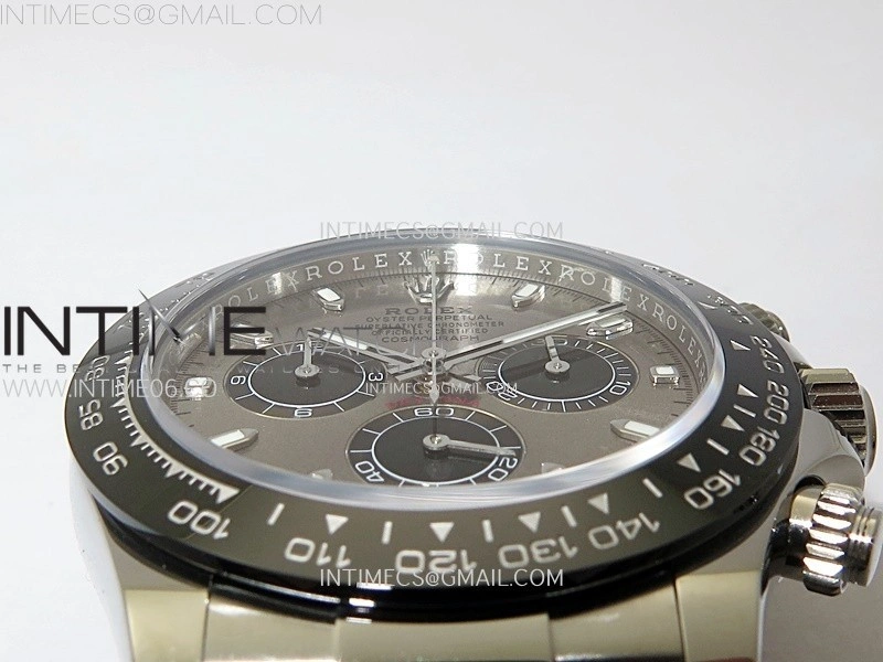 Daytona 116519 904L SS APSF 1:1 Best Edition Gray Dial Sticks Markers on Oysterflex Strap SH4130