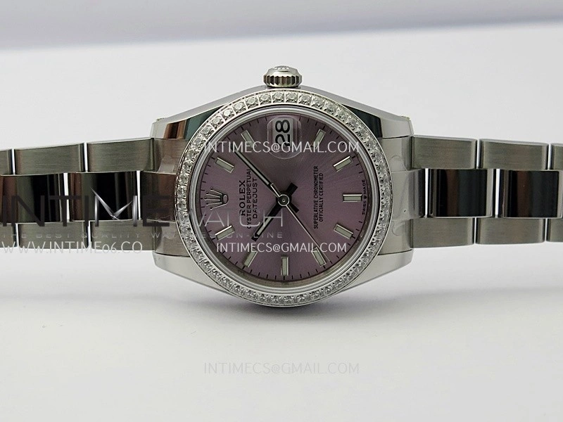 DateJust 31mm 904L SS AR+F Best Edition Pink Dial Stick Marker On 904L SS Oyster Bracelet A2236