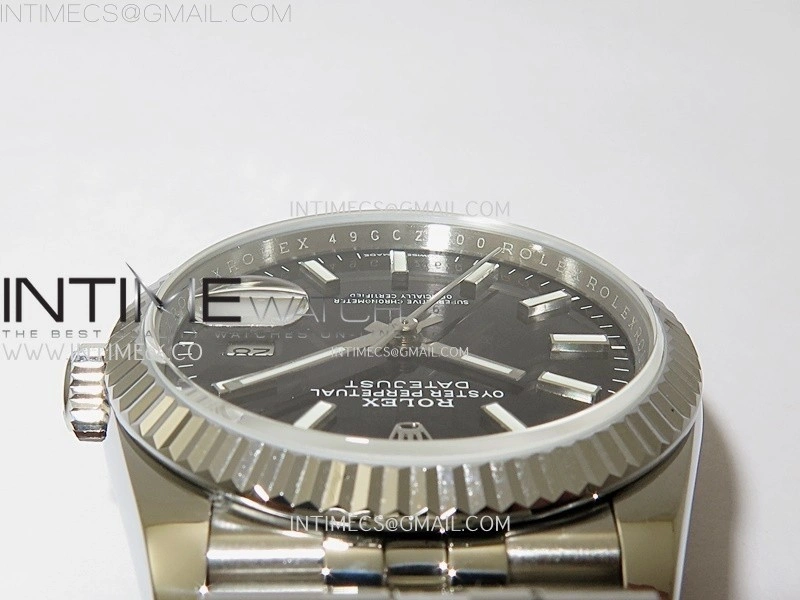 DateJust 126234 904L SS JDF 1:1 Best Edition Black Dial Stick Markers on Jubilee 904L SS Bracelet
