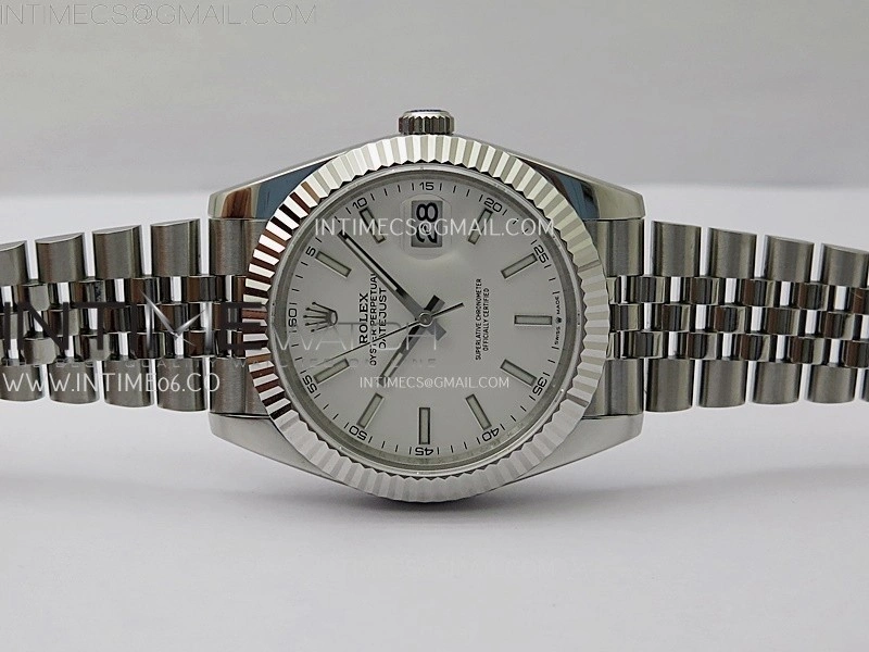 DateJust 126334 904L SS JDF 1:1 Best Edition White Dial Stick Markers on Jubilee 904L SS Bracelet