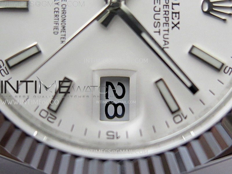 DateJust 126334 904L SS JDF 1:1 Best Edition White Dial Stick Markers on Jubilee 904L SS Bracelet