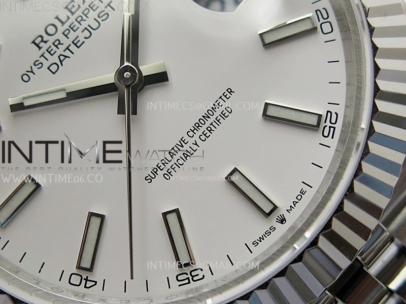 DateJust 126334 904L SS JDF 1:1 Best Edition White Dial Stick Markers on Jubilee 904L SS Bracelet